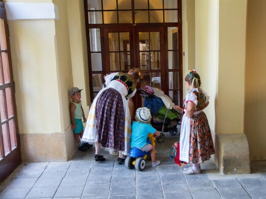 Litevský soubor na návštěvě ve Velkém Týnci